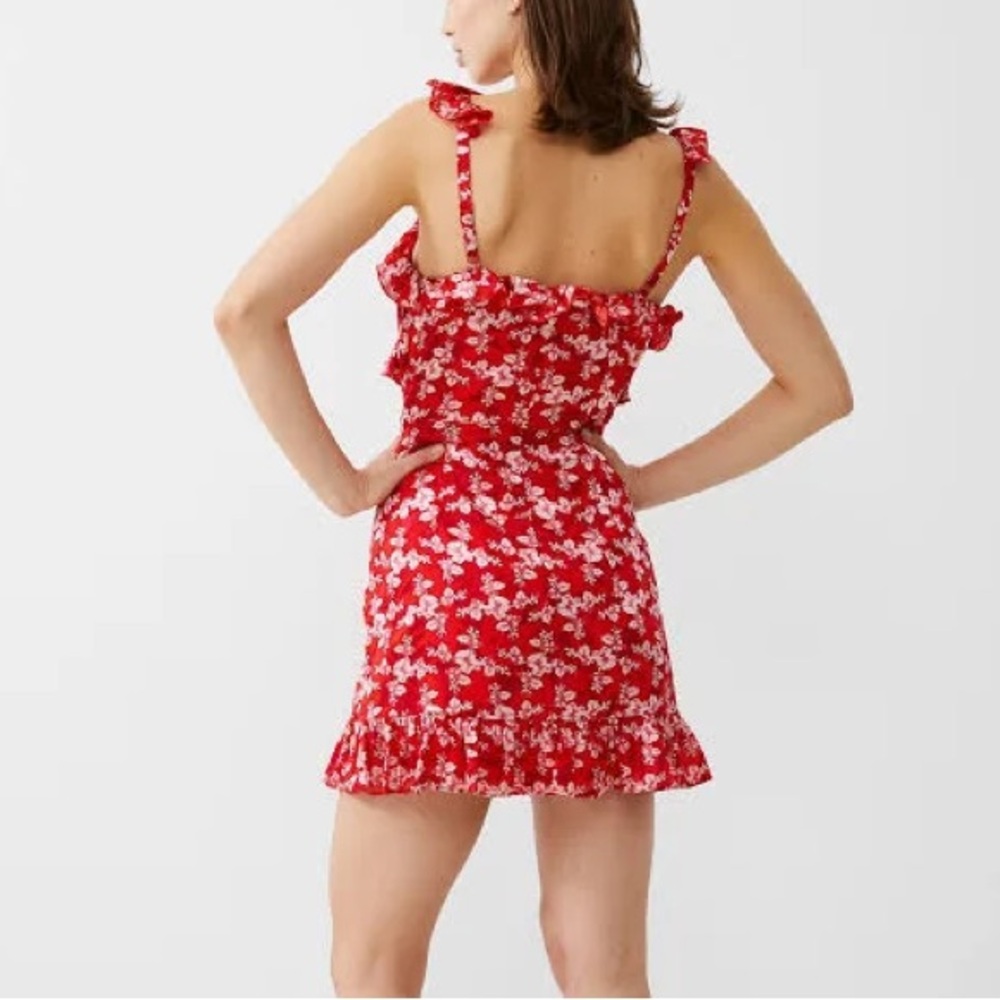 French Connection Eliana Ruffled Burnout Dress ❤️ - Picture 4 of 8